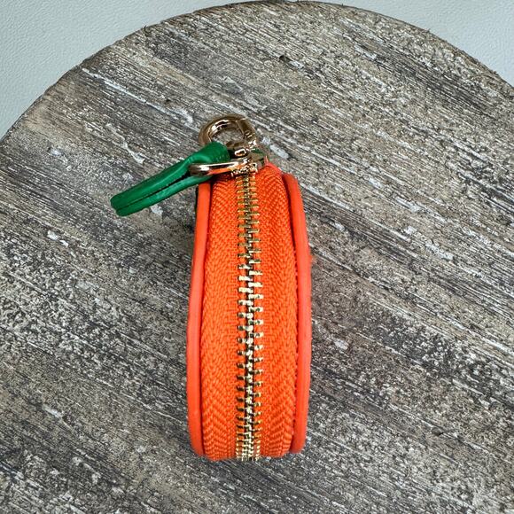 Orange Pouch Purse Charm Fruit Keychain NeW FAST SHIP - Picture 4 of 4